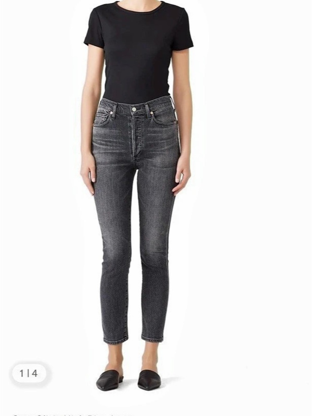 Citizens of Humanity Olivia High Rise Slim Ankle Jeans Size 27